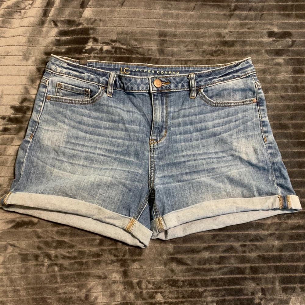 Blue jean shorts